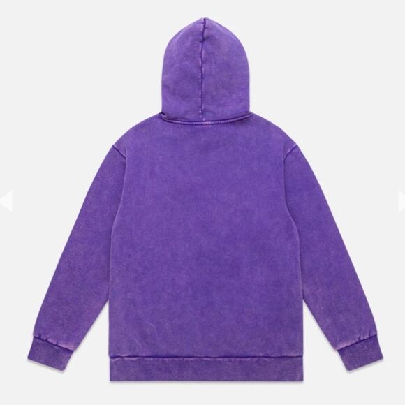 Guess x Clottee Hoodie Jacket Pullover Purple Sweatshirt Top • NEW WITH TAGS - Picture 10 of 14